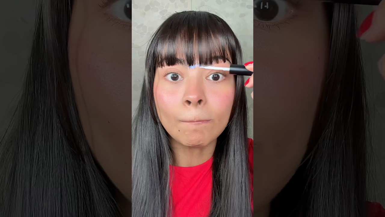 glue your bangs they said... 🤡