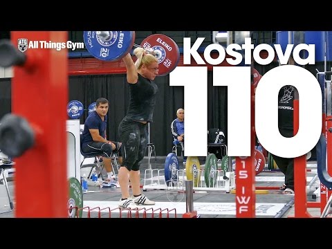 Boyanka Kostova (58kg) 110kg Snatch 2015 World Weightlifting Championships