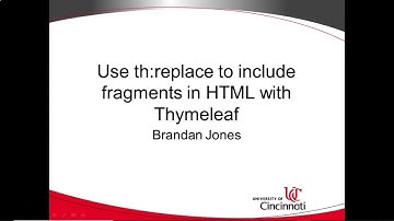 Use th:replace to create a reusable navigation component in Thymeleaf HTML with Spring Boot