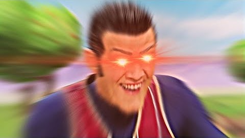 We are number one, but every time Robbie says “one” it speeds up and gets farther away