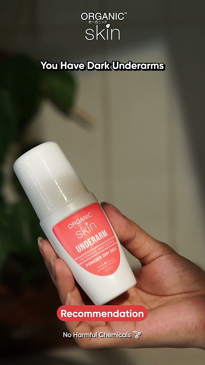 Underarm issues? No sweat! Organic Skin Japan has the perfect solution