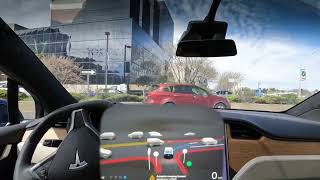 Tesla Full Self Driving Beta 10.11.2 screenshot 5