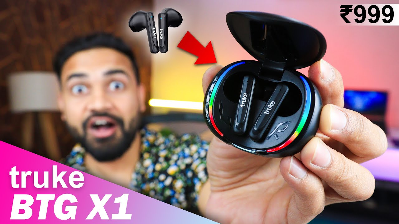 Best Wireless Earbuds Under ₹1000 Truke BTG X1 Best Gaming