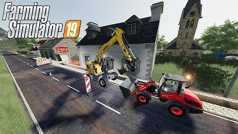 FS19 - Map BigRoad 001 - Repairing Pipeline on Pavement | Part 1