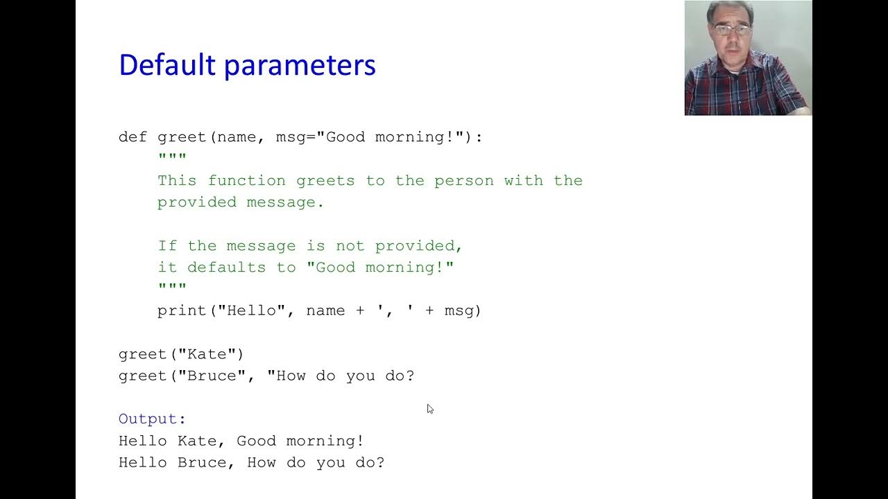 3 Python defining functions - YouTube