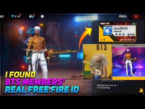 I Found BTS Real Free Fire ID 😱| Free Fire UID of BTS 🤩| Free Fire X BTS 💜| Fire Ball Gamers🔥