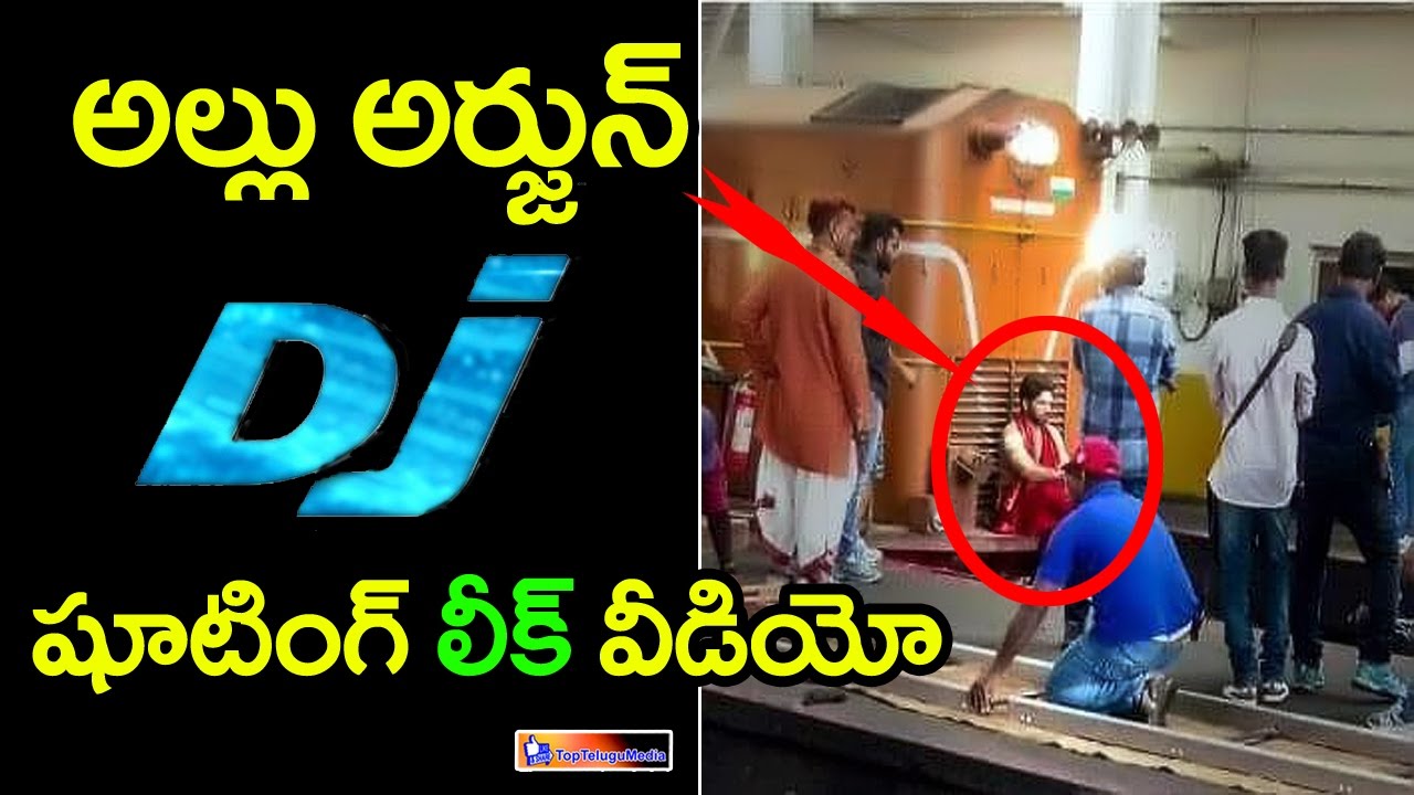 Allu Arjun Duvvada Jagannadham Shooting Leaked Video || Top Telugu Media