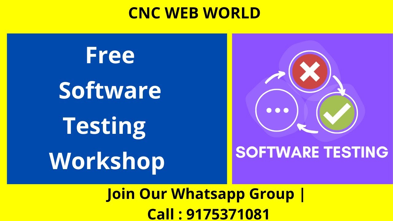Manish Software Testing 8 AM | Software Testing session By Manish Kumar | CNC WEB WORLD - YouTube
