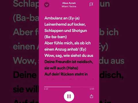 Miami Yacine - Abus Aynek (Lyrics)