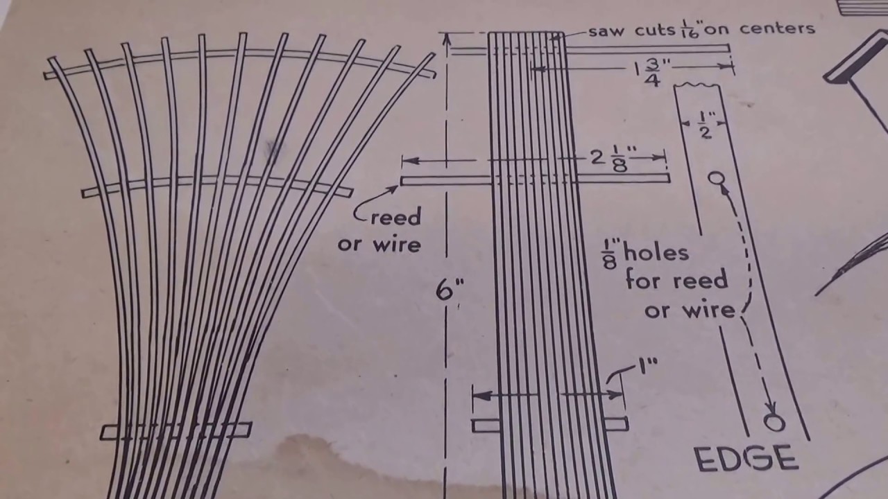 How To Make Easy Fan Trellis For Flower Beds Youtube