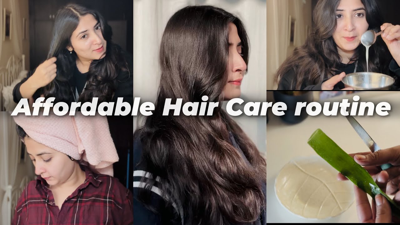 My Simple Home Hair Care Routine 🌿 | Dry, Frizzy Hair (No Expensive Products) 