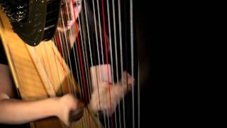 Video thumbnail of "Andy McKee - Into The Ocean - Harp cover by Amy Turk"
