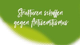 Förderprogramm Strukturen Schaffen Gegen Antisemitismus