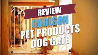 When dog owners think about pet gates they usually associate them with puppies and hyperactive dogs, but in this Carlson pet 