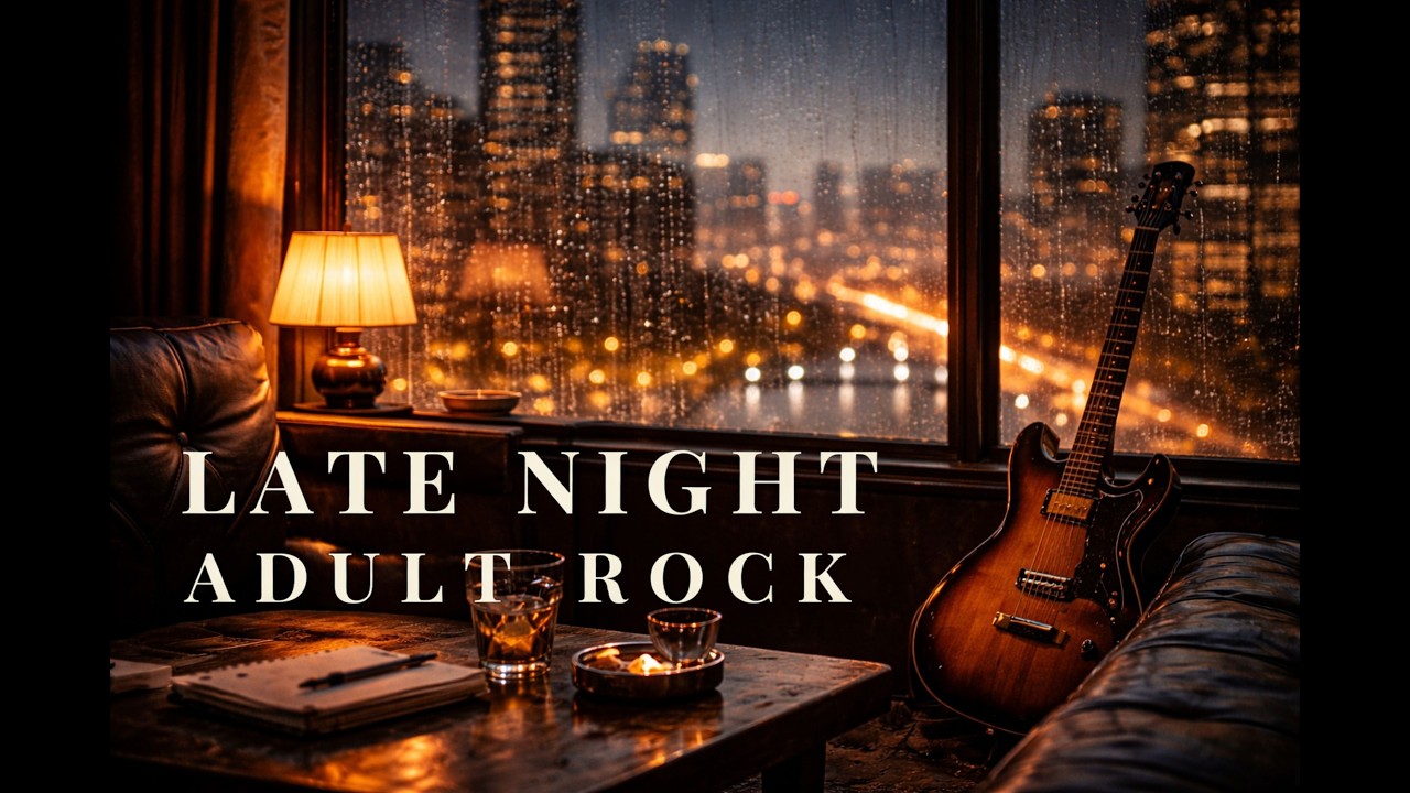 Late Night Soft Rock Guitar | 1 Hour Relaxing Focus & Study Music