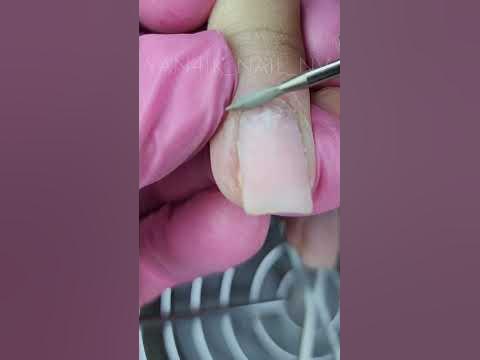 шлифовка кутикулы после среза #шлифовкакутикулы #шлифовка #маникюр # ...