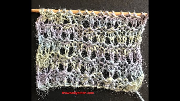 Crazy Easy Way to Make Knit Mesh 