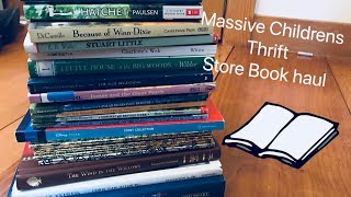 Massive children's thrift store book haul!
