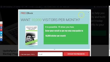 Thrive Leads - Exit intent optin using button