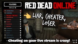 TheBigTymeFake RDO PVP Liar Cheater Loser