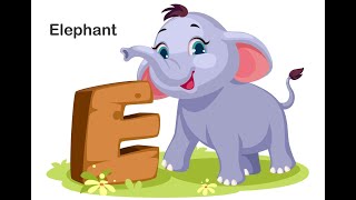 Learn Some Words For A Letter E E For Elephant - With Cousins Kids