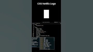 CSS Netflix Logo Design #shorts