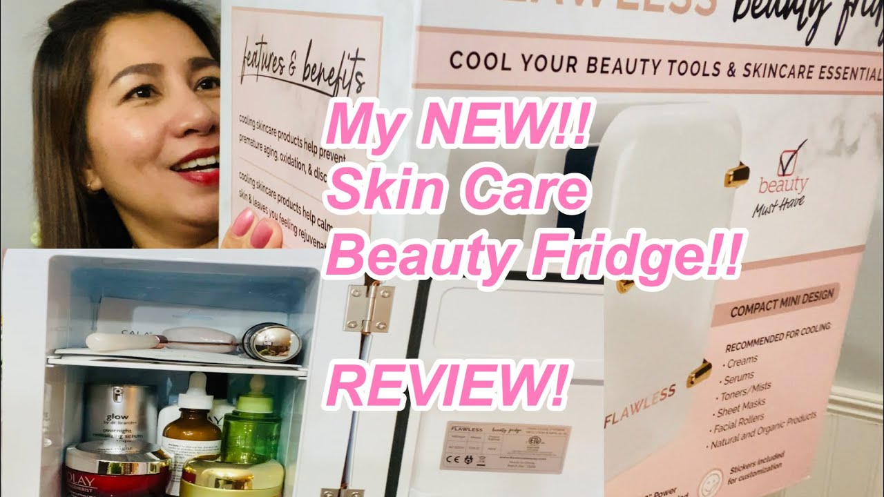 UNBOXING/REVIEW FLAWLESS SKIN CARE BEAUTY FRIDGE!