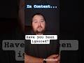 Do you know what it feels like to be ignored? #incontext #bible #verseoftheday #john #ignored