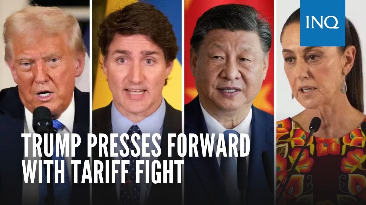 Trump presses forward with tariff fight