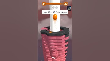 Stack Ball 🔥 Level 40 to 42 Perfect Clear in One Go 😱 | Insane Speed Run! #gaming #stackball #games