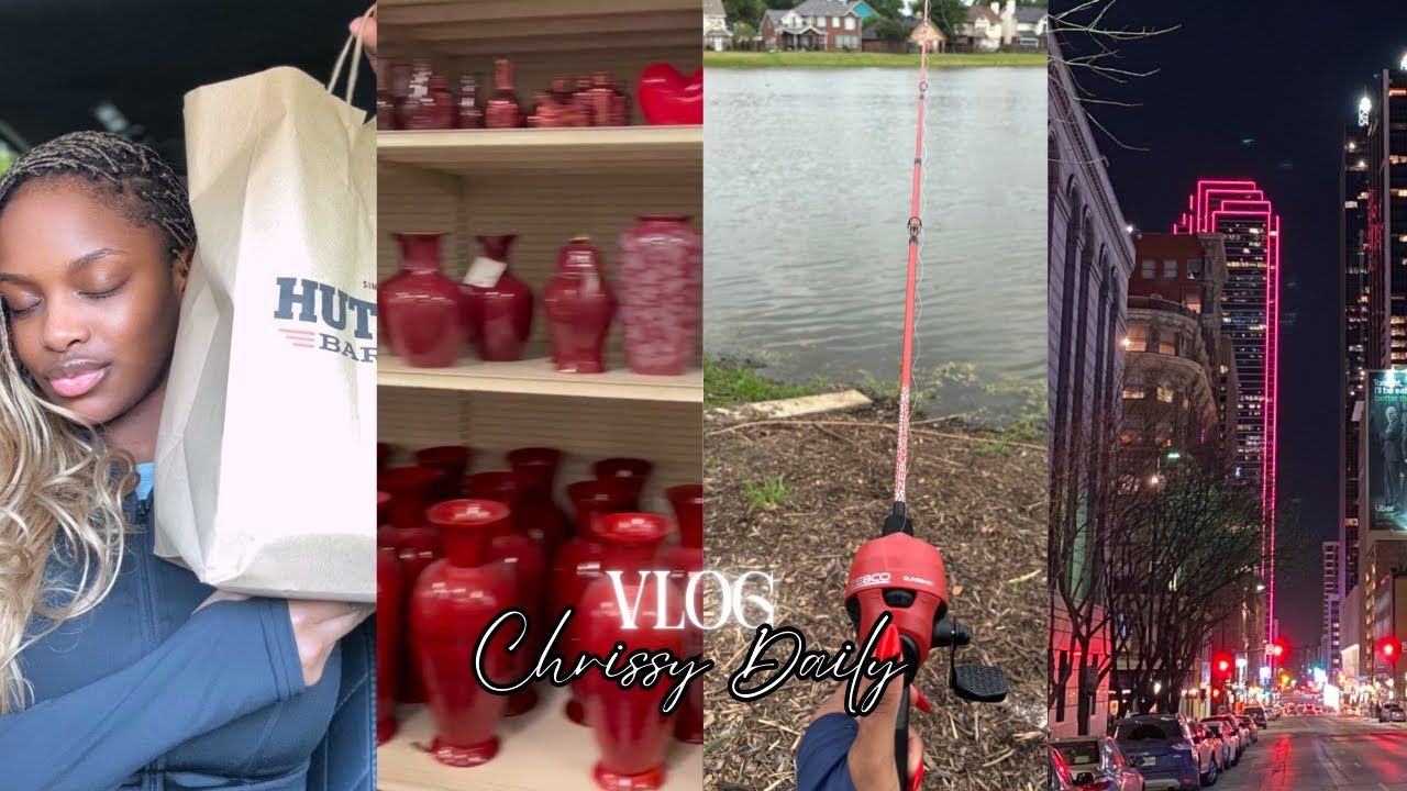 Видеоблог: Путешествие за город, рыбалка, мукбанг в машине, покупка растений | Крисси Дейли