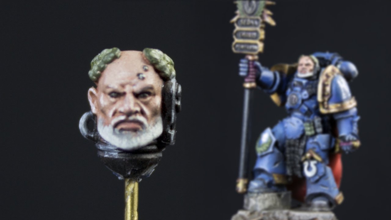 How to Paint  Space  Marine Faces Airbrush  Tutorial YouTube