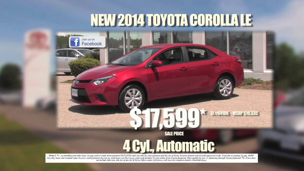 SHEPARD CARS TOYOTA DEALS 6/2014 YouTube