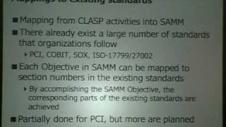 Owasp5014 Pt3 - CLASP (COMPR, LIGHTWEIGHT APPLICATION SECURITY PROCESS) w/ Pravir Chandra