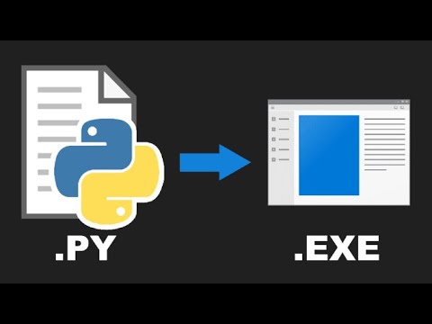 How To Create A .Exe Using A .Py - YouTube