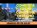 ORACIÓN DE LA MAÑANA DE HOY SÁBADO 09 DE JULIO | COMENZAR BIEN EL DÍA EN MANOS DE DIOS