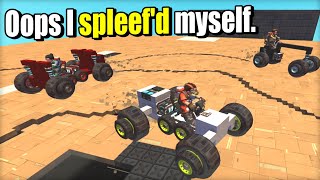 We Brought Back Minecraft's Spleef with Vehicles! (Scrap Mechanic Multiplayer)