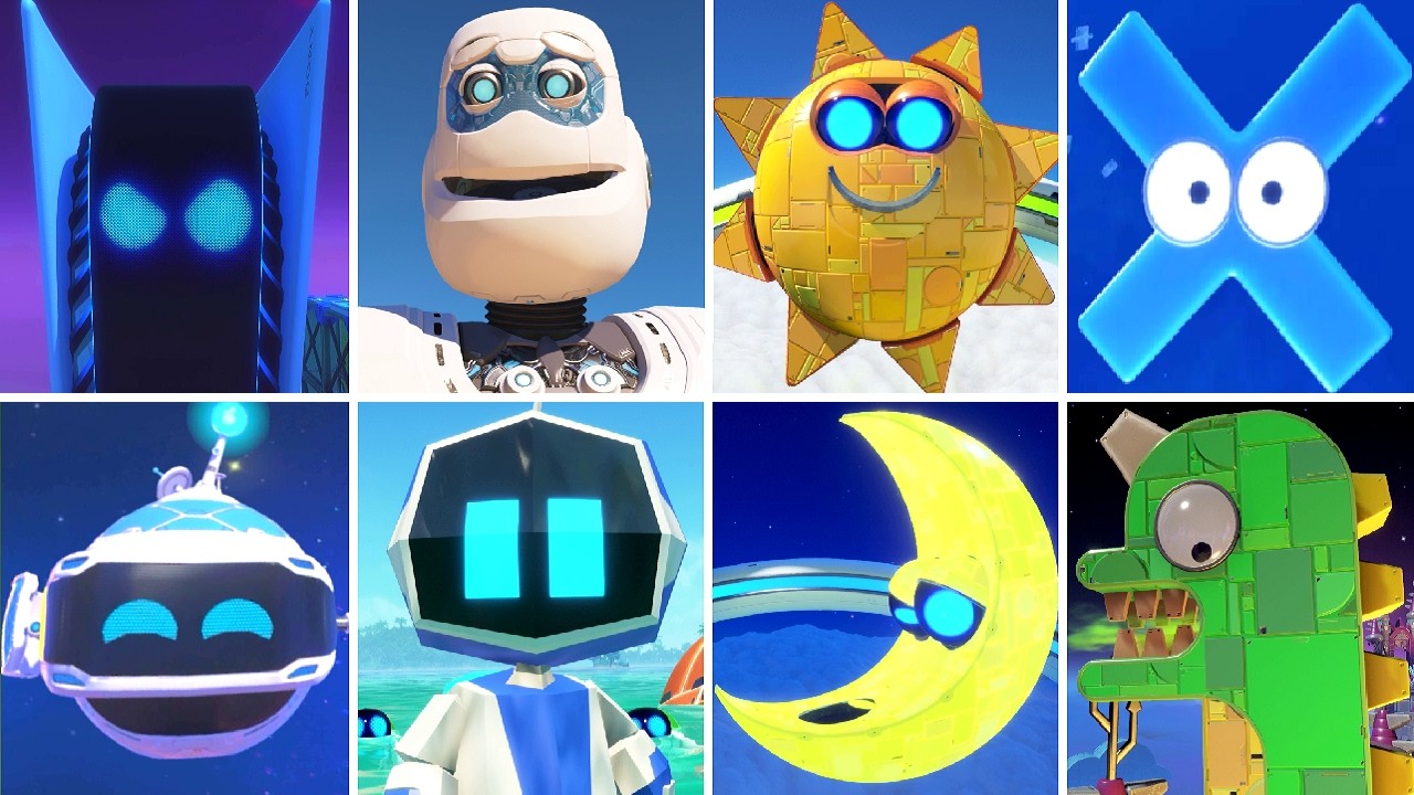 ASTRO BOT + DLC - All Secret Levels @packattack04082