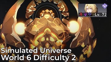 Honkai: Star Rail - Simulated Universe World 6 Difficulty 2 Ez Clear With Preservation