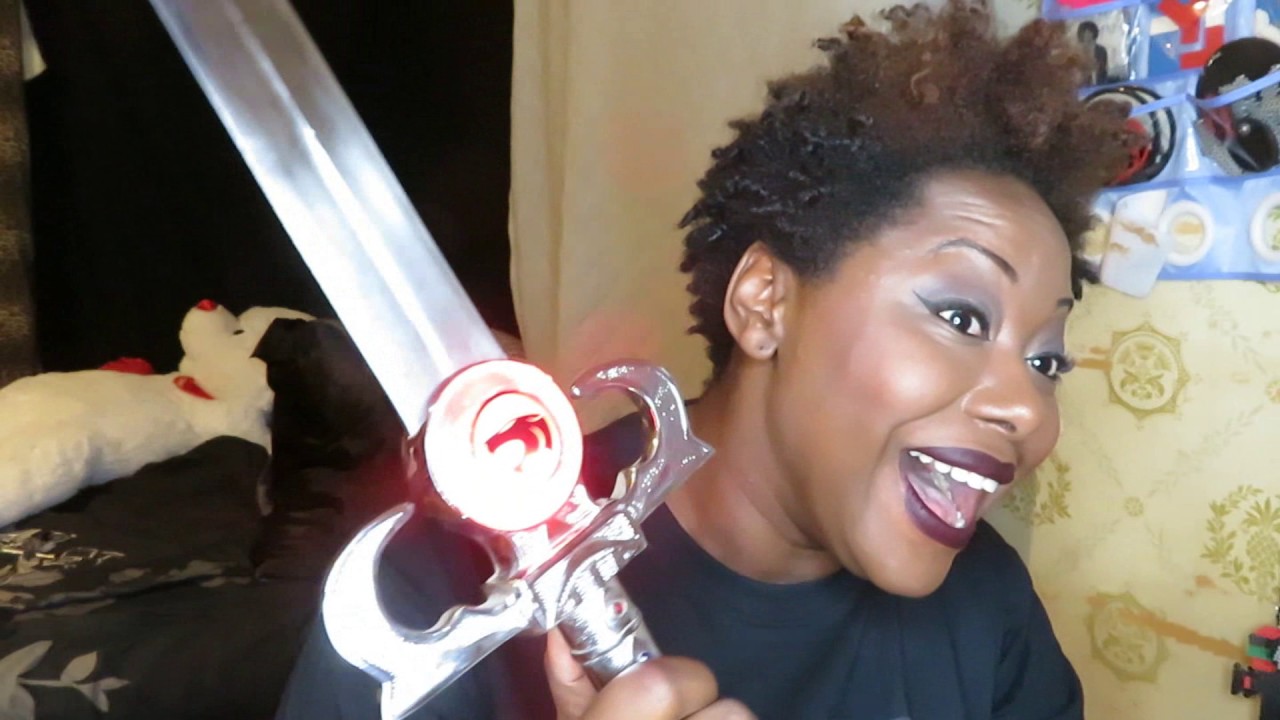 my nerdiest prized possession:  an actual sword of omens