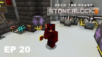 Stoneblock 3 - Episode 20 - Pig iron and Addon Singularities
