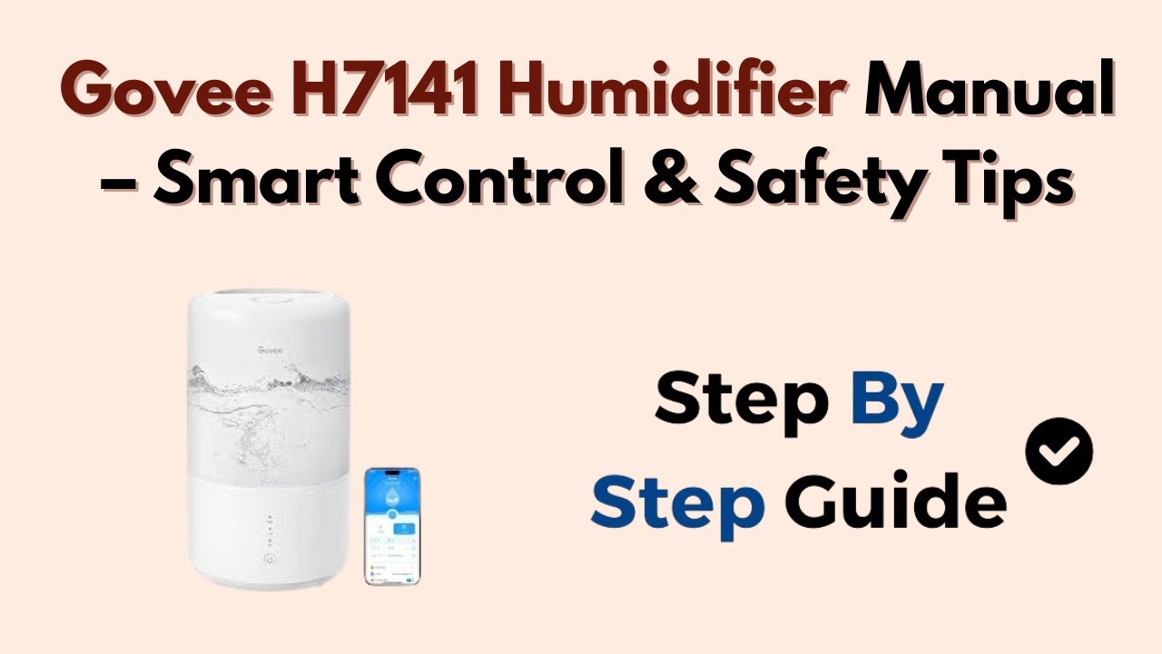 Руководство по эксплуатации увлажнителя воздуха Govee H7141 – советы по интеллектуальному управле...