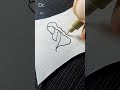 One line art art shorts viral satisfying