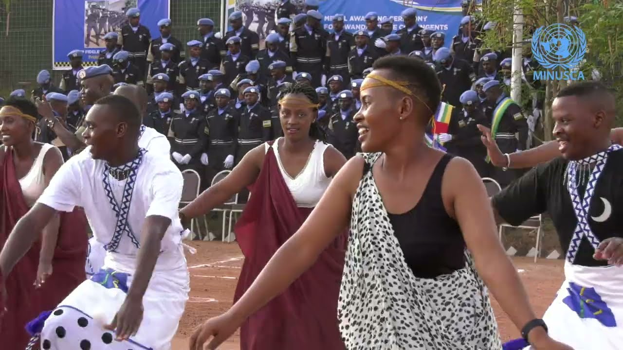 Remise de médailles de l’ONU aux Casques bleus rwandais en RCA