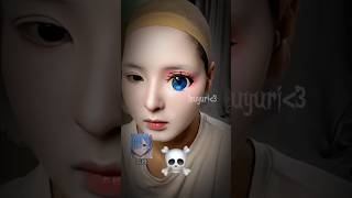 power of makeup💀 #rezero  #makeup #anime #fyp