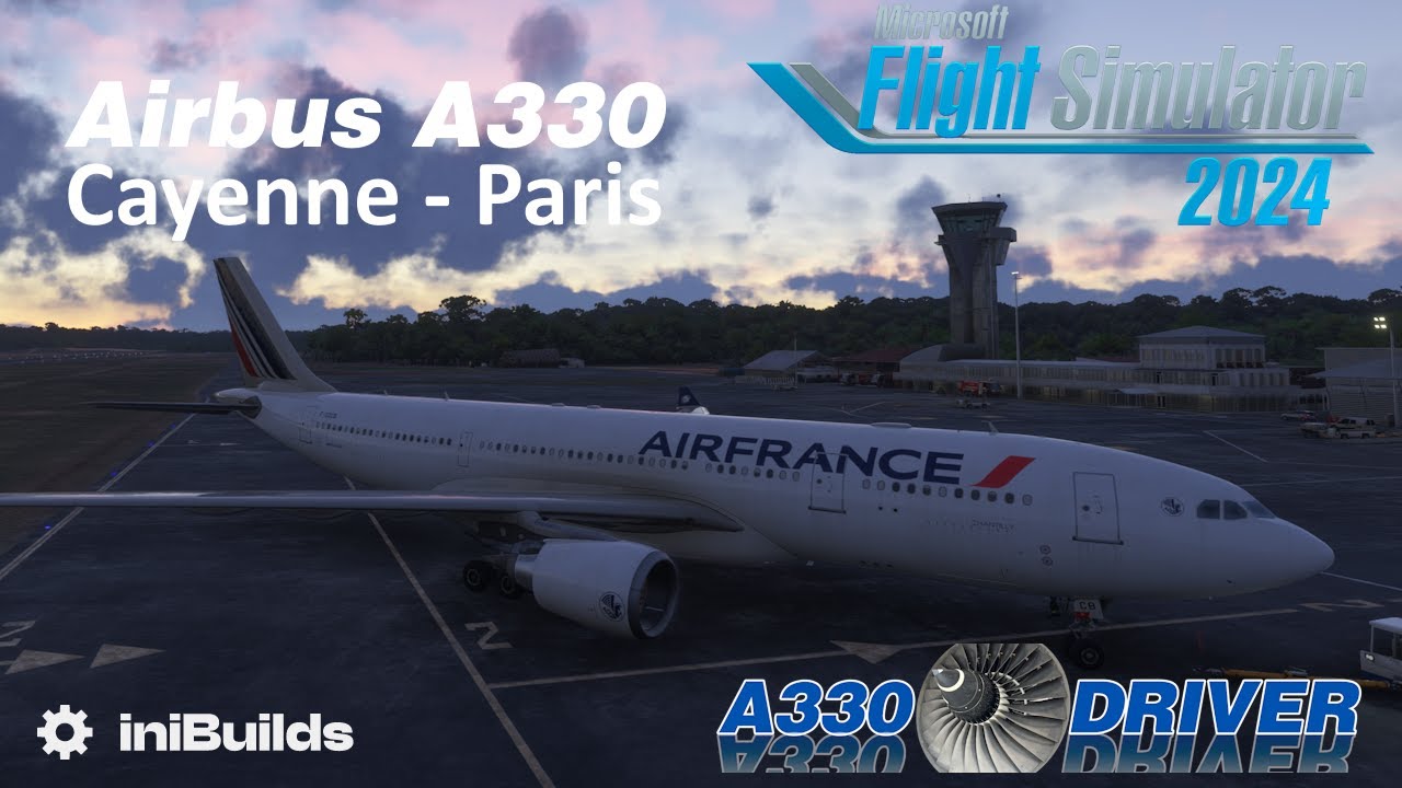 Awesome A330 Night Flight from Cayenne to Paris incl. a little surprise | Real A330 Pilot
