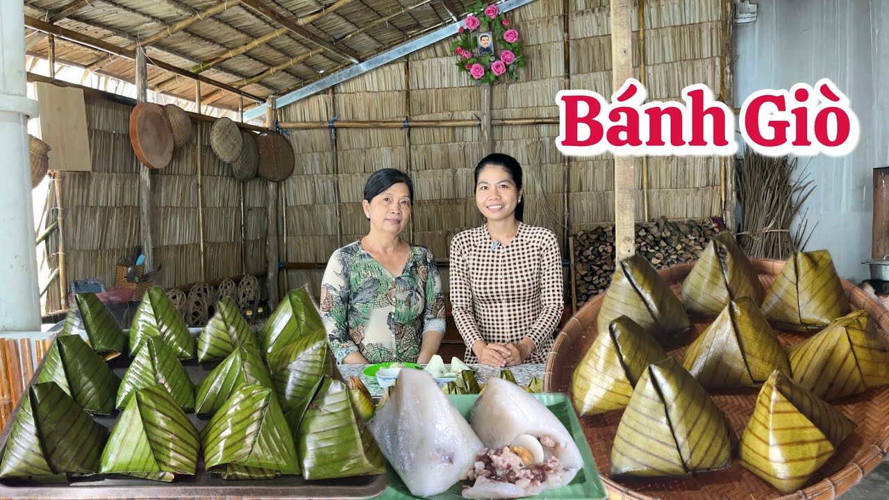 BÁNH GIÒ nhân thịt với công thức bột mềm mịn bỏ tủ lạnh không cứng 