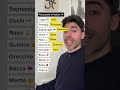 Face parts in Italian 🇮🇹 #language #italiano #italian #learnitalian