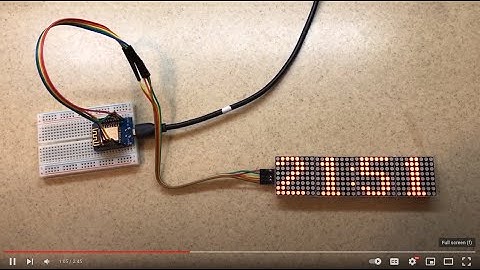 ESP8266 Internet Clock