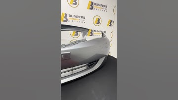 Freshly painted C6Z Steel Silver Metallic front bumper  #diy #automobile #fastshippng #replacement